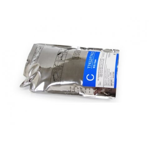 Compatible Epson T7412 Cyan Bolsa Tinta Sublimación para SureColor SC-F6000 / SC-F6070 / SC-F6200 / SC-F6270 / SC-F7200 / SC-F9200