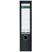 Leitz Archivador Leitz 180° Plastico A4 - Lomo 80mm - Ranuras, Ojete y Cantoneras Metalicas - Negro