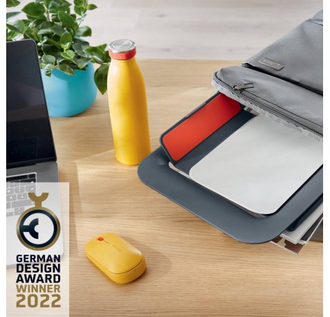 Leitz Ergo Cosy Soporte Ajustable para Portatil - Diseño Ergonomico - Altura Ajustable - Color Gris Terciopelo