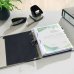 Leitz Archivador Palanca Leitz 180° Clasico Jaspeado - A4, 50mm - Mecanismo 180° - Negro Clima Compensado - Certificacion Blue Angel y Fsc