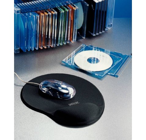 Esselte Allinone Alfombrilla y Reposamuñecas Ergonomicos - Relleno de Gel - Negro