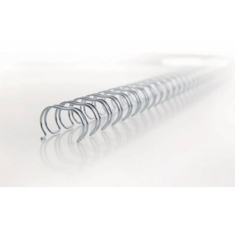 GBC Wirebind Encuadernacion de Alambre 3:1 No.5, 8mm - A4 Negro (100) - Duraderas - Proteccion de Espaciado de Precision - Construccion de Alambre de Doble Bucle - Flexible - Seguro - Amplia Gama de Tamaños y Colores - Profesional