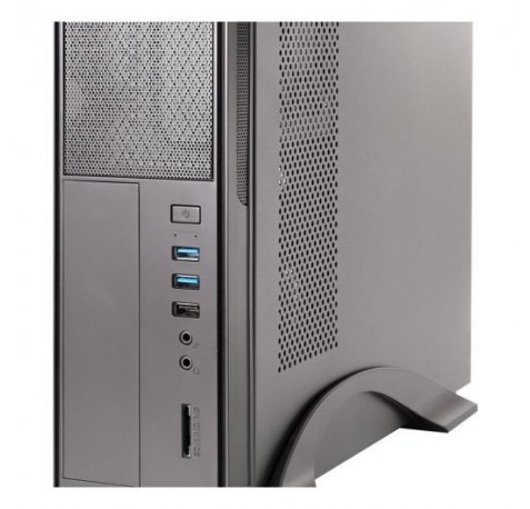 Unykach UK2010 85% Eficencia Caja Torre MicroATX - Fuente de Alimentacion 300W 85% Incluida - Tamaño Disco Soportado 3.5", 2.5" - USB-A 3.2/2.0 y Audio