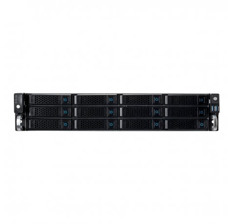 Unykach Servidor 2U Rack 12 Bahias Hot Swap - Tamaños de Disco Soportados 2.5", 3.5" - Placas Base Compatibles EEB, CEB, ATX, MicroATX - USB-A 2.0