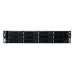 Unykach Servidor 2U Rack 12 Bahias Hot Swap - Tamaños de Disco Soportados 2.5", 3.5" - Placas Base Compatibles EEB, CEB, ATX, MicroATX - USB-A 2.0