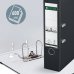 Leitz Archivador Leitz 180° Plastico A4 - Lomo 80mm - Ranuras, Ojete y Cantoneras Metalicas - Negro