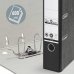 Leitz Archivador Palanca Leitz 180° Clasico Jaspeado - A4, 50mm - Mecanismo 180° - Negro Clima Compensado - Certificacion Blue Angel y Fsc