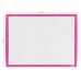 Nobo Pizarra Blanca Magnetica Pequeña 585x430 - Colores Vibrantes - Accesorios Incluidos - Fucsia