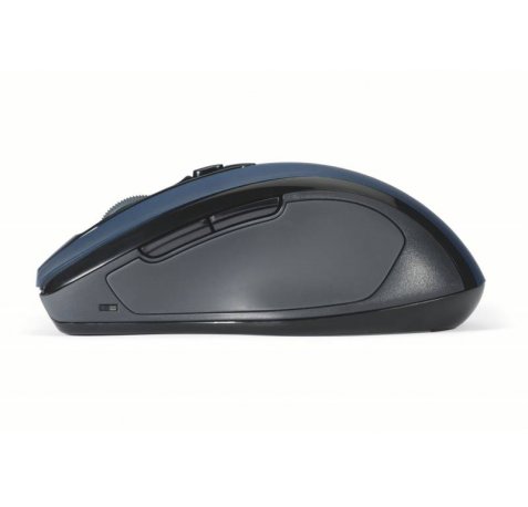 Kensington PRO Fit Raton Optico Inalambrico - Tamaño Medio - Conectividad Inalambrica de 2,4 Ghz - Diseño Ergonomico - Paneles de Goma Blanda - Sensor Optico de Alta Definicion - Color Azul