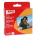 Apli Tacks Autoadhesivos Doble Cara - Tamaño 12x16 - 1000 Unidades por Caja - Ideal para Manualidades y Albumes - Libre de Acidos - Transparente (10 uds)