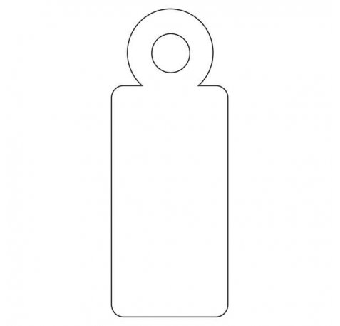 Apli Etiquetas Colgantes Blancas 9 x 24mm 1.000 U.