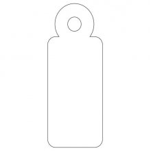 Apli Etiquetas Colgantes Blancas 13 x 34mm 1.000 U.
