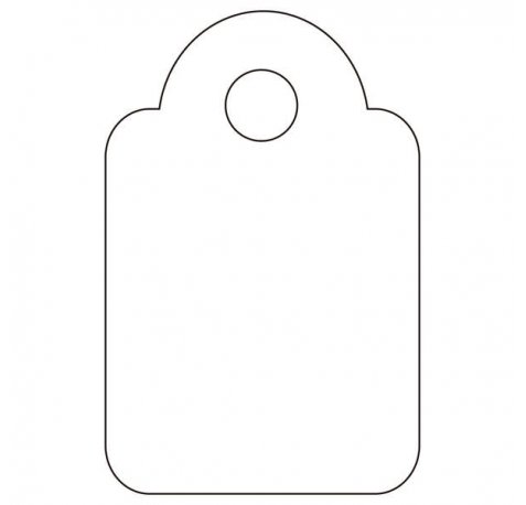 Apli Etiquetas Colgantes Blancas 13 x 20mm 1.000 U.