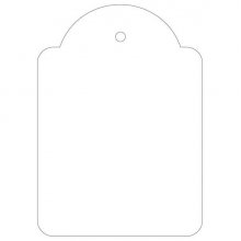 Apli Etiquetas Colgantes Blancas 50 x 70mm 400 U.
