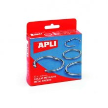 Apli Pack de 10 Anillas Metalicas Articuladas Ø46 mm