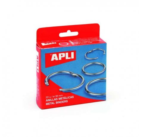 Apli Pack de 10 Anillas Metalicas Articuladas Ø46 mm