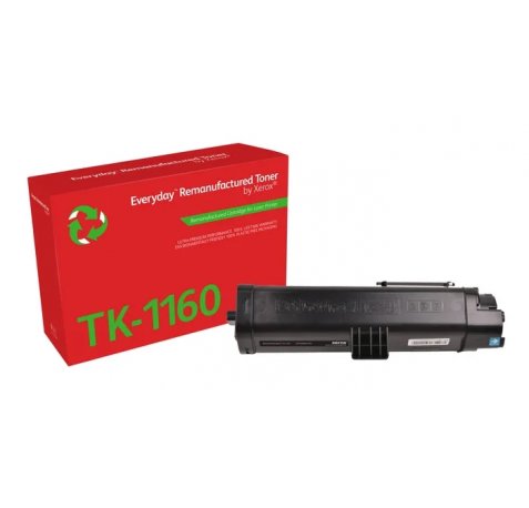 Xerox Everyday Kyocera TK1160 Negro Cartucho de Toner Remanufacturado - Reemplaza 1T02RY0NL0
