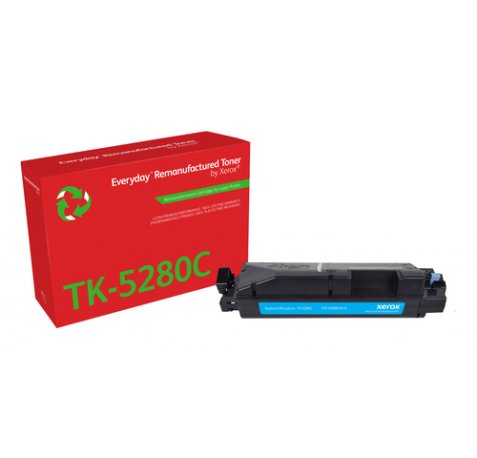 Xerox Everyday Kyocera TK5280 Cyan Cartucho de Toner Remanufacturado - Reemplaza 1T02TWCNL0/TK5280C