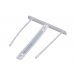 Bankers Box Pack de 100 Fastener de Plastico de 85mm - 2 Piezas de Polipropileno Reciclado Semirigido - Facilitador en El Traspaso de Papeles - Capacidad de Hasta 600 Hojas