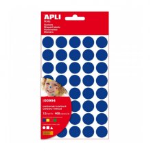 Apli Bolsa de Gomets Adhesivo Permanente - 468 Gomets - Desarrolla Psicomotricidad y Creatividad - Adhesivo Base Agua - Color Amarillo