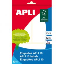 Apli Etiquetas 10 Blancas 53.0 x 100.0mm 10 Hojas Apli Etiquetas 10 Blancas 53.0 x 100.0mm 10 Hojas