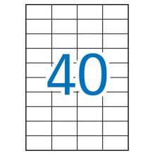 Apli Etiquetas Blancas Permanentes 52.5 x 29.7mm 500 Hojas