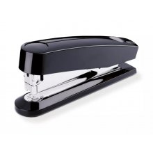 Novus B 7A Grapadora de Sobremesa + Caja de 200 Grapas 24/6 - Grapa hasta 30 Hojas - Grapado Cerrado, Abierto y Clavado - Color Negro