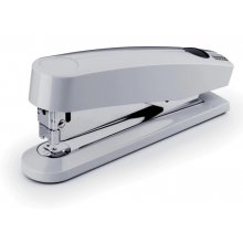 Novus B 7A Grapadora de Sobremesa + Caja de 200 Grapas 24/6 - Grapa hasta 30 Hojas - Grapado Cerrado, Abierto y Clavado - Color Gris
