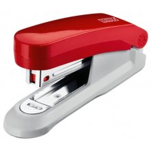 Novus Evolution E15 Grapadora de Sobremesa - Hasta 15 Hojas - Grapado Cerrado y Clavado - Incluye 200 Grapas NÂº10 - Color Rojo/Gris