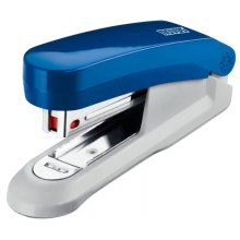 Novus Evolution E15 Grapadora de Sobremesa - Hasta 15 Hojas - Grapado Cerrado y Clavado - Incluye 200 Grapas NÂº10 - Color Azul/Gris