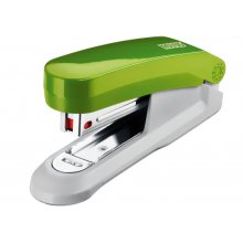 Novus Evolution E15 Fresh Grapadora de Sobremesa - Hasta 15 Hojas - Grapado Cerrado y Clavado - Incluye 200 Grapas NÂº10 - Color Verde/Gris