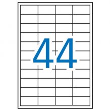 Apli Etiquetas Blancas Permanentes para Laser 48.5 x 25.4mm 250 Hojas