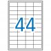 Apli Etiquetas Blancas Permanentes para Laser 48.5 x 25.4mm 250 Hojas