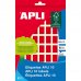 Apli Etiquetas 10 Rojas 12 x 18mm 8 Hojas