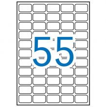 Apli Etiquetas Blancas Removibles 36.8 x 23.8mm 100 Hojas