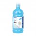Milan Botella de Tempera 500ml - Tapon Dosificador - Secado Rapido - Mezclable - Color Azul Claro Pastel (6 uds)