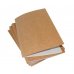 Mariola Pack de 50 Subcarpetas Kraft- Blanco 240gr - Formato A4 - Ranura para Fastener - Color Marron/Blanco