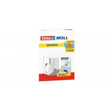 Tesa Moll Umbral Universal Aislante Multiusos 1m x 38mm - Fabricado en Espuma de PVC - Color Blanco