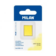 Milan Art Acuarela de Recambio - Medio Godet - Color Amarillo