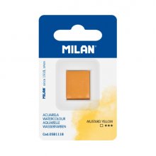 Milan Art Acuarela de Recambio - Medio Godet - Color Amarillo