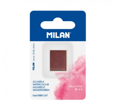 Milan Art Acuarela de Recambio - Medio Godet - Color Rosa