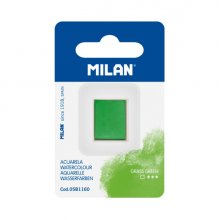 Milan Art Acuarela de Recambio - Medio Godet - Color Verde Claro