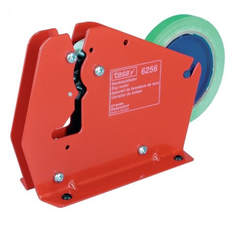 Tesa 6256 Sellador de Bolsas - Ancho Maximo del Rollo 12mm - Diametro Maximo del Rollo 130mm - Color Rojo