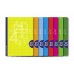 Lamela Pack de 10 Libretas Grapadas con 50 Hojas de 90g/m2 con Margen - Formato A4 - Pauta Cuadrovia de 2.5mm - Cubierta de Cartoncillo Plastificado - Papel Offset Blanco Extra - Colores Surtidos