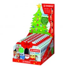 Stabilo Boss Mini Frosty Friends Expositor con 10 Packs de 5 Marcadores Fluorescentes - Trazo entre 2 y 5mm - Tinta con Base de Agua - Antisecado - Colores Surtidos