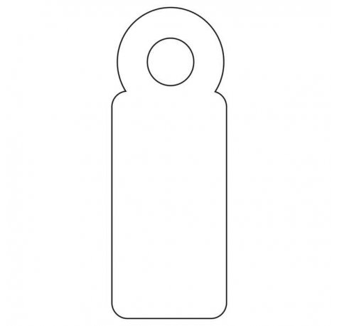Apli Etiquetas Colgantes Blancas 7 x 19mm 200 U.