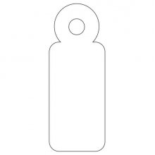 Apli Etiquetas Colgantes Blancas 11 x 29mm 200 U.