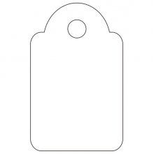 Apli Etiquetas Colgantes Blancas 15 x 24mm 200 U.