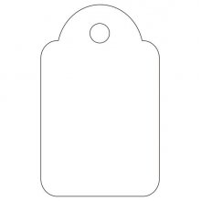 Apli Etiquetas Colgantes Blancas 18 x 29mm 200 U.