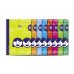 Lamela Pack de 10 Cuadernos de Espiral con 80 Hojas de 70g/m2 con Margen - Formato Folio - Pauta Cuadrovia de 4mm - Cubierta de Cartoncillo Plastificado - Papel Offset Blanco Extra - Colores Surtidos